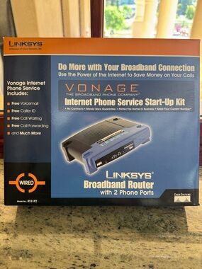 NIB Linksys RT31P2 Broadband Router for Vonage phone service.